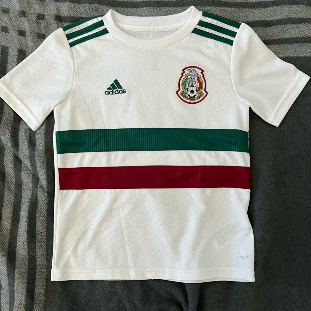 Mexico National Soccer Jersey Youth Small authentic adidas jersey boys or girls